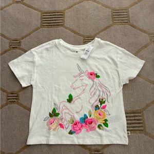 NWT GAP Cotton Unicorn Short Sleeve Tee 4T